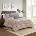 Modern Threads 5 Piece Printed Comforter Set Monty Soft Stylish Comforter With 2 Pillow Shams And 2 Decorative Pillows