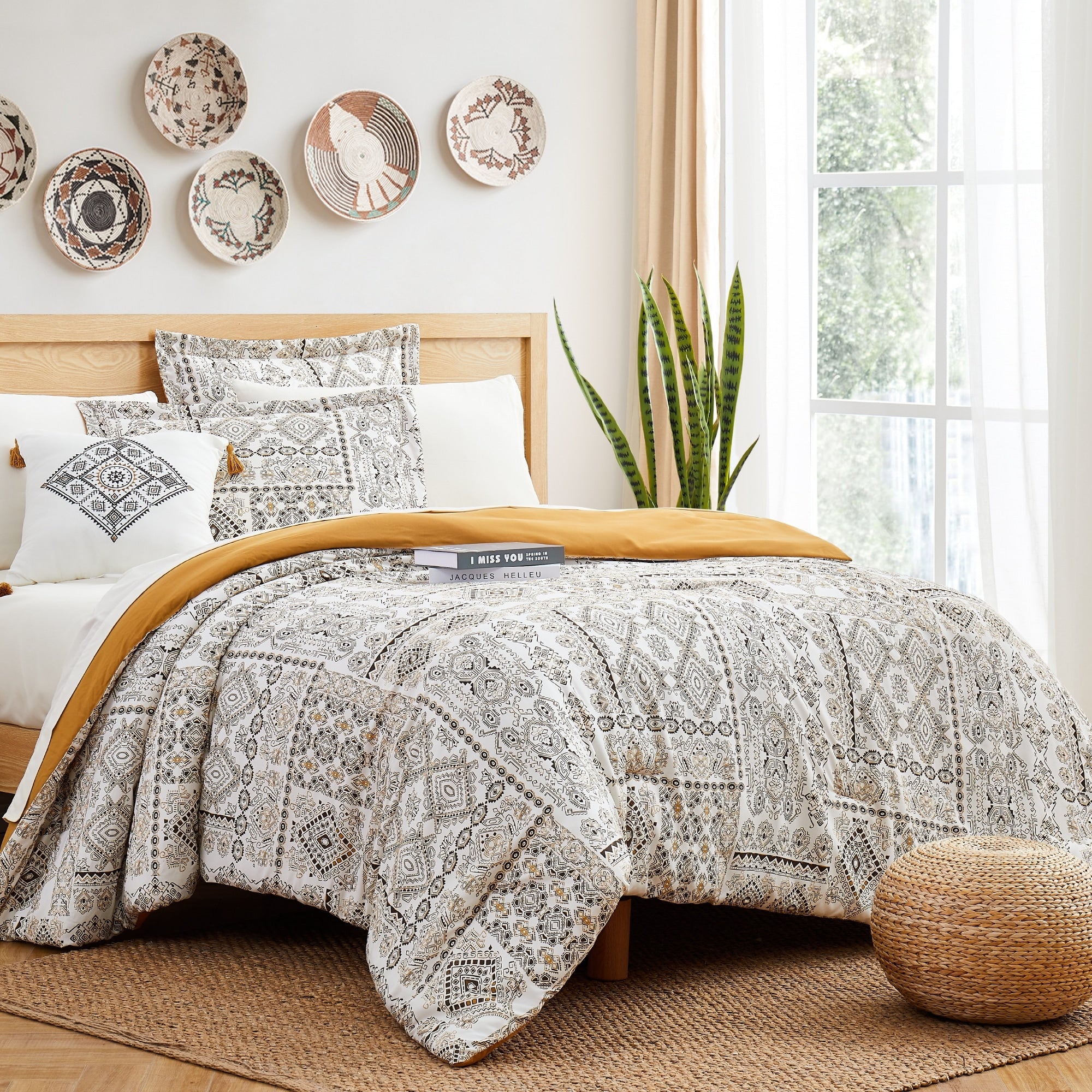 Modern Threads Tibet 8 Piece Printed Complete Bed Set
