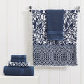 Amrapur Overseas Trefoil Filigree 6 Piece Yarn Dyed Jacquard Towel Set