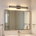 Modern Wall Lights 12W Led Bathroom Vanity Light Over Mirror Black Bar Vanity Light 24