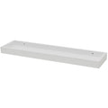 White Wood 6 1 4 Inch X 24 Inch Shelf