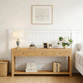 Modern Wooden Coffee Table Long Sofa Table
