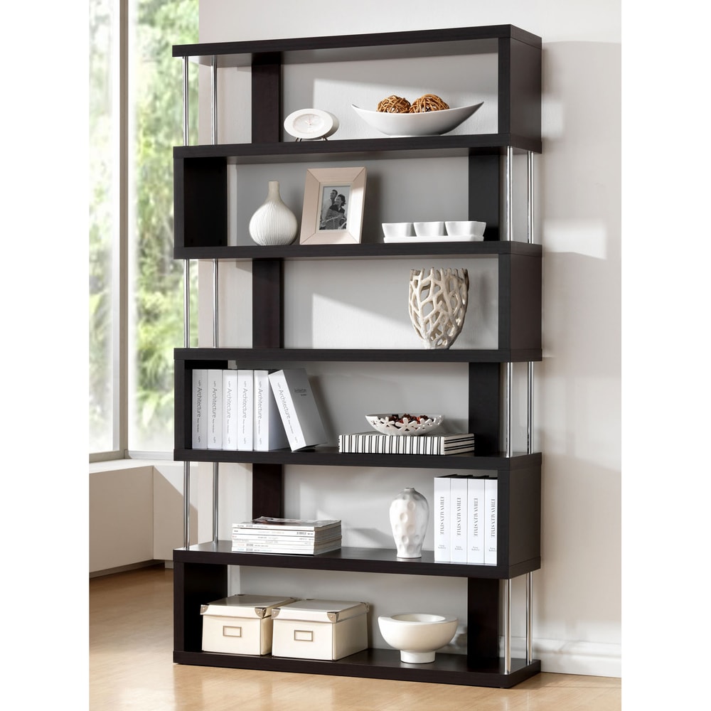 Porch Den Hanalei Modern Zigzag Display Shelf