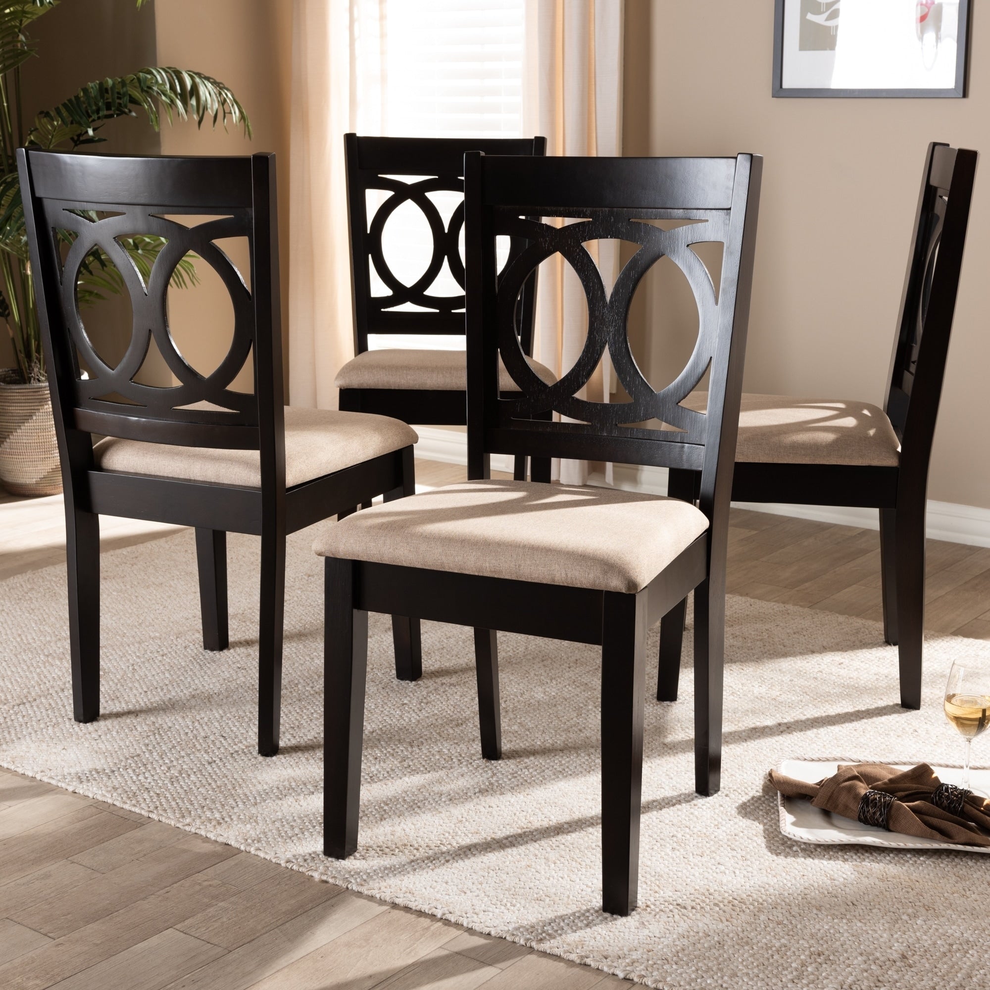 Modern And Contemporary Dining Chair 4 Piece Set