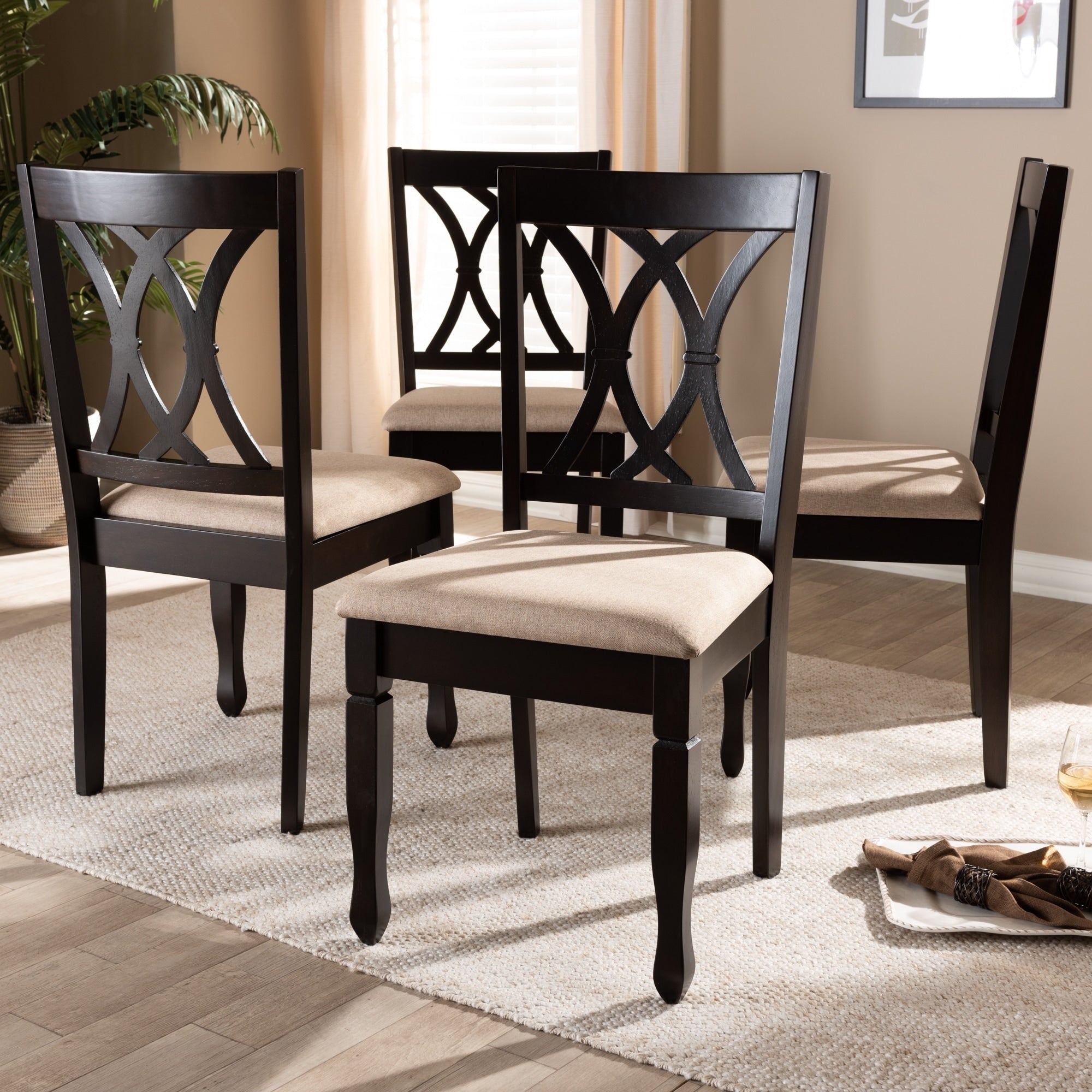 Modern And Contemporary Dining Chair 4 Piece Set
