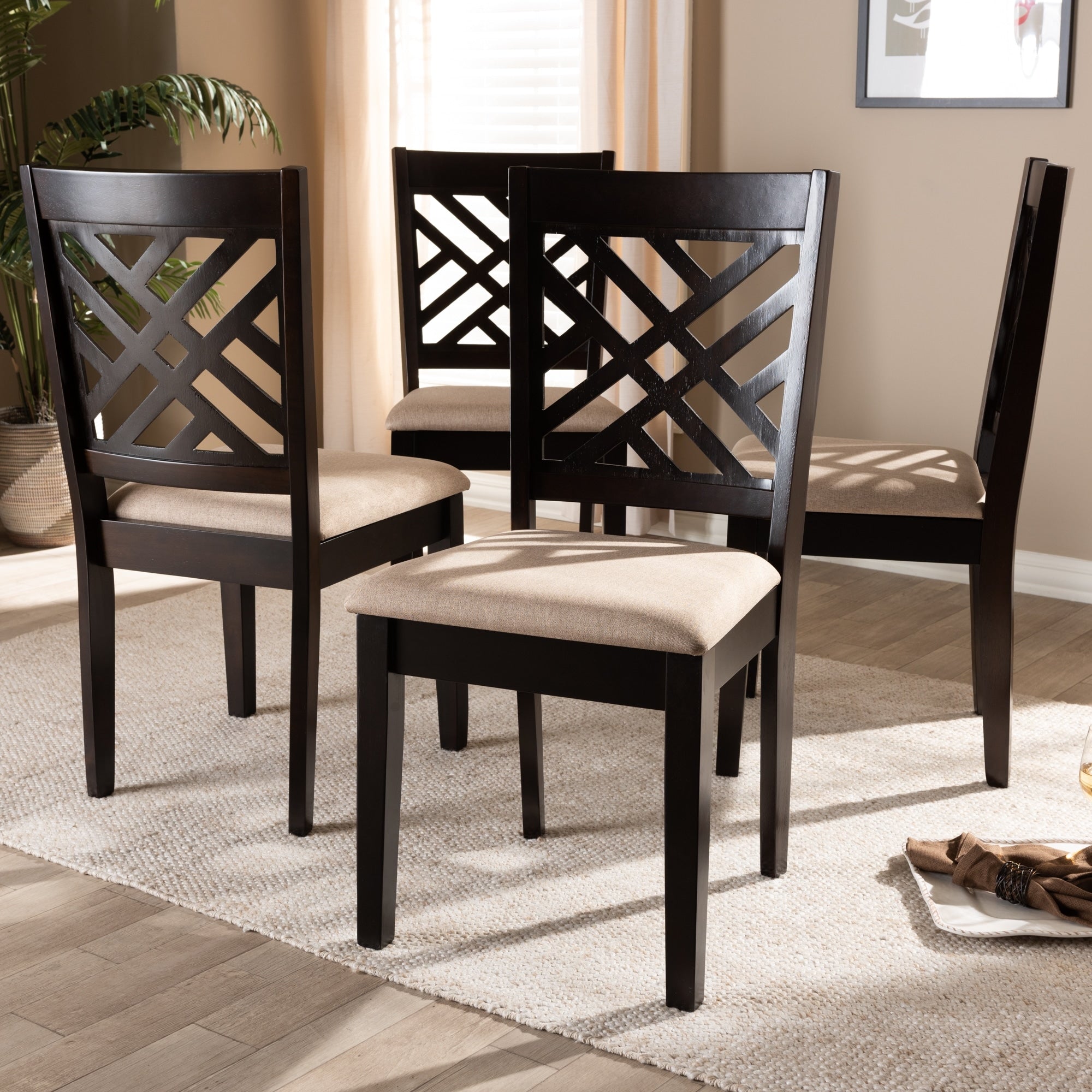 Modern And Contemporary Dining Chair 4 Piece Set