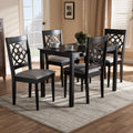 Copper Grove Ibb Modern Fabric 5 Piece Dining Set