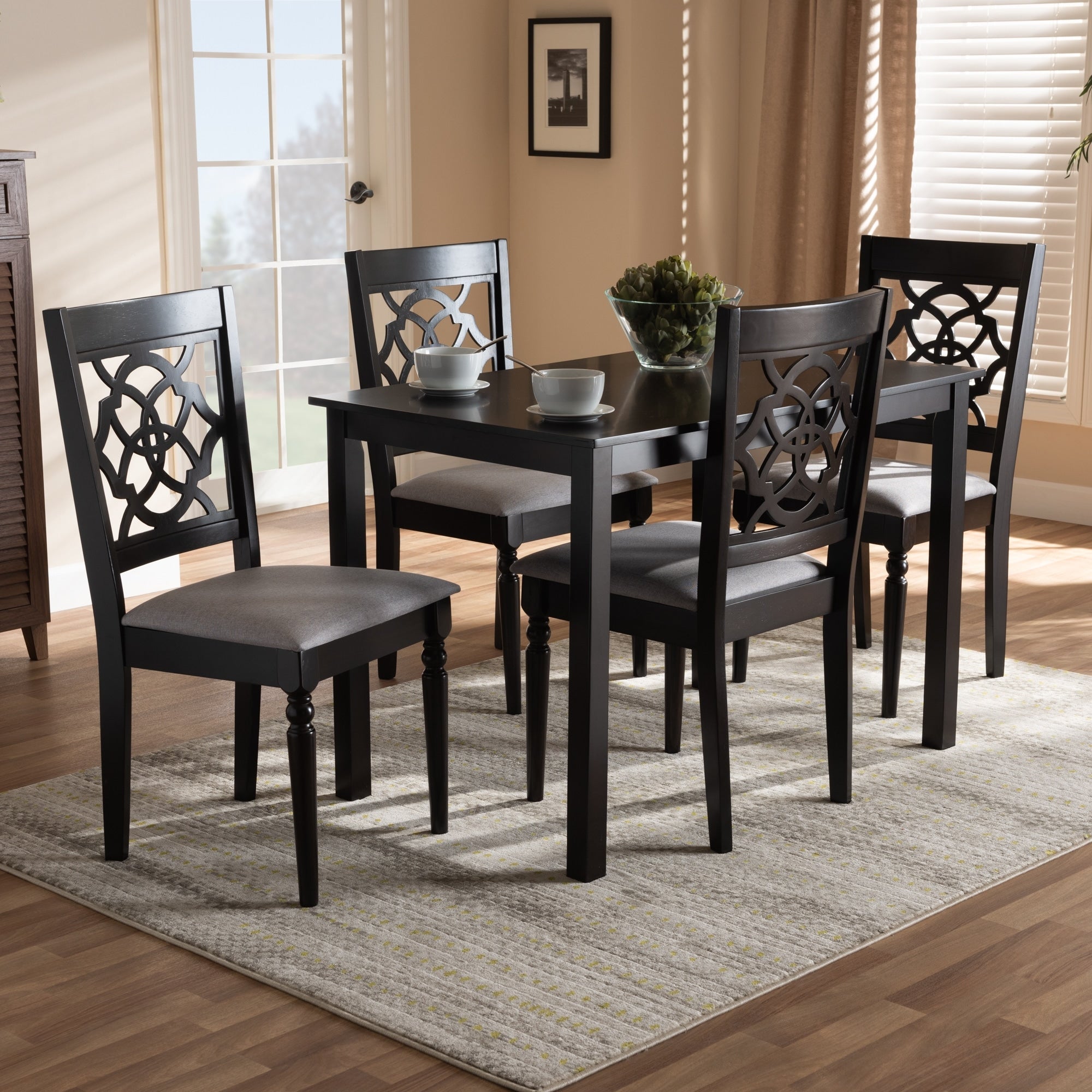 Copper Grove Ibb Modern Fabric 5 Piece Dining Set