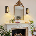 Modern Led Light Iron Shade Lamp Brass Bronze Bathroom Light N A