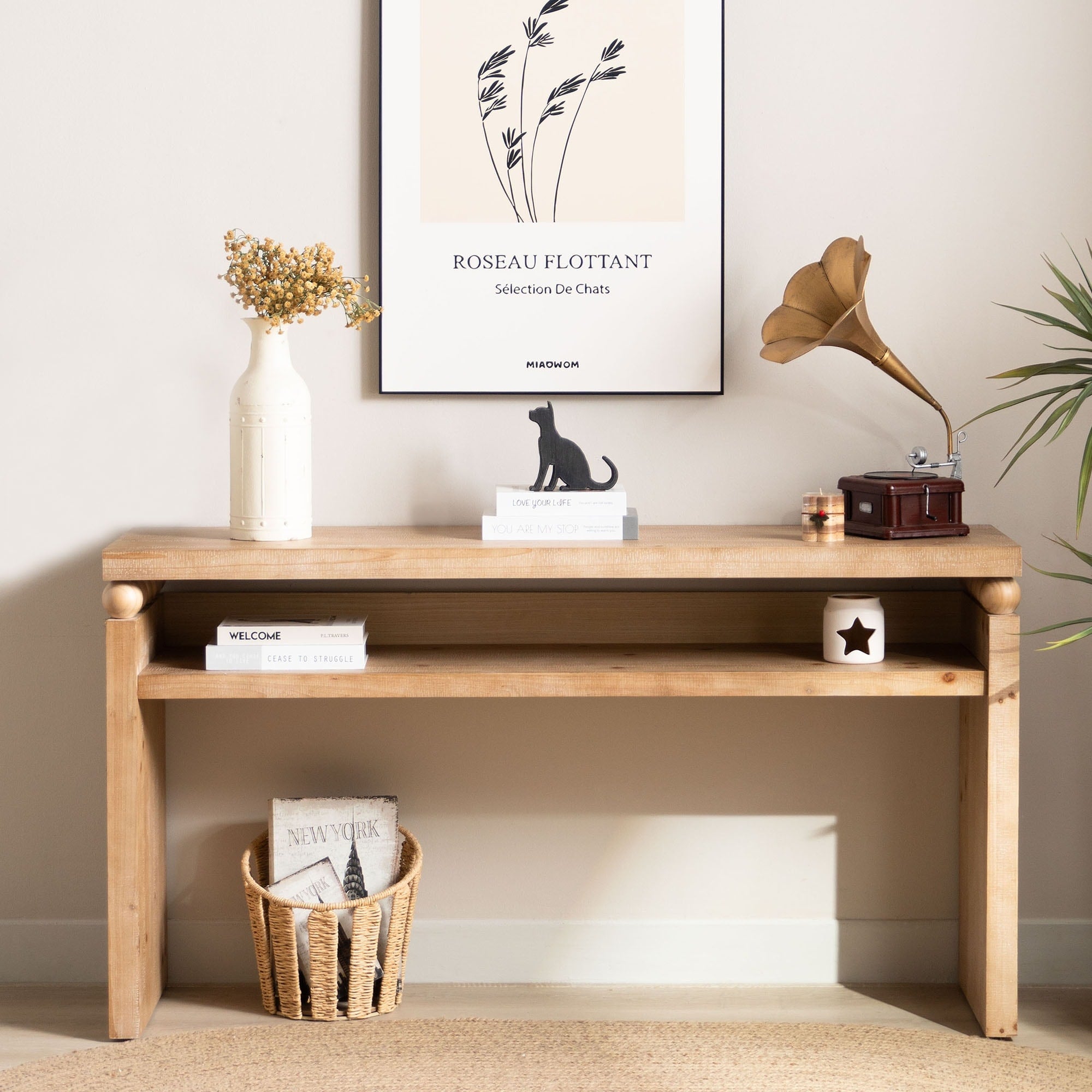 Modern Rustic Console Table