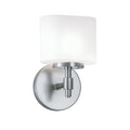 Moderne 4.25 High 1 Light Sconce Brushed Nickel 4.25 Inch Tall