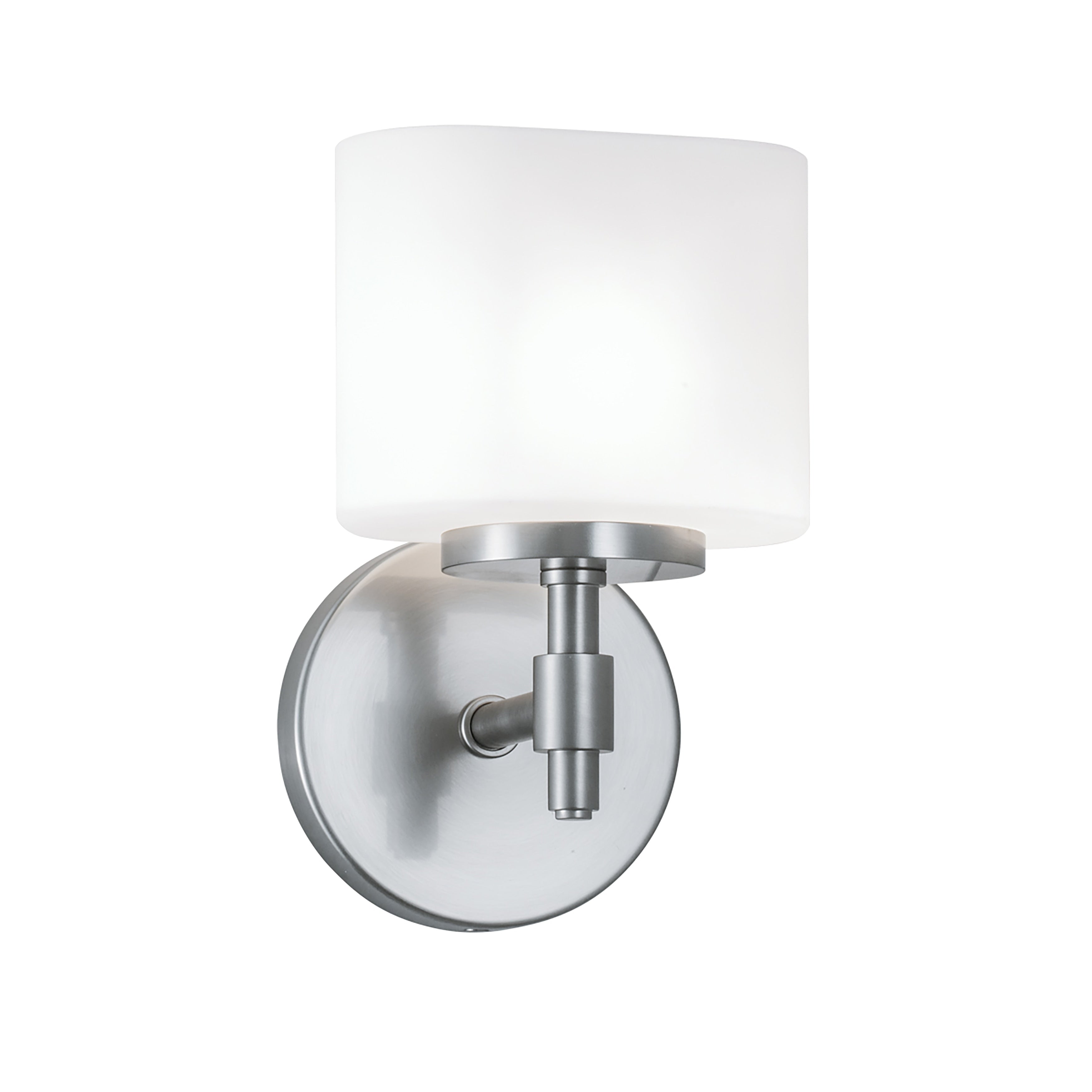 Moderne 4.25 High 1 Light Sconce Brushed Nickel 4.25 Inch Tall