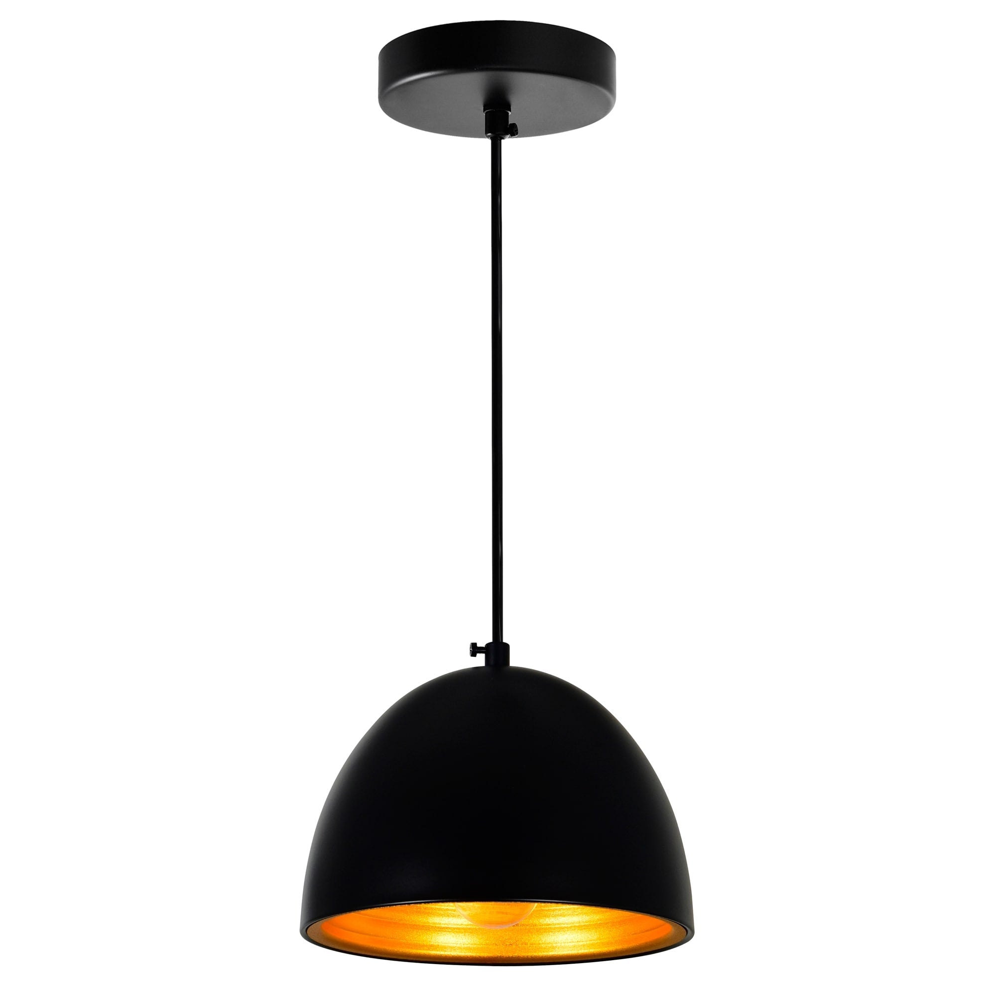 Porch Den King Henry Black Finish 1 Light Mini Pendant