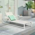 Modesta Outdoor Aluminum Mesh Chaise Lounge By Christopher Knight Home