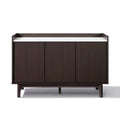 Modi Wenge Sideboard Cabinet With Faux Marble Top Manufactured Wood 31.1 H X 47.24 W X 15.67 D