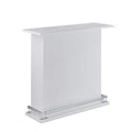 Modish Bar Table White High Gloss