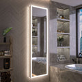 Modland 16 20 X70 Tall Lighted Medicine Cabinet Surface Or Recessed Led Bathroom Mirror Cabinet With Outlet