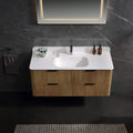 Modland 48 Wall Mounted Bathroom Vanity With Acrylic Top Integrated Sink Overflow