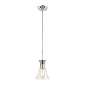 Modley 6 Inch Wide 1 Light Mini Pendant In Polished Chrome 6In W X 6In D X 13In H