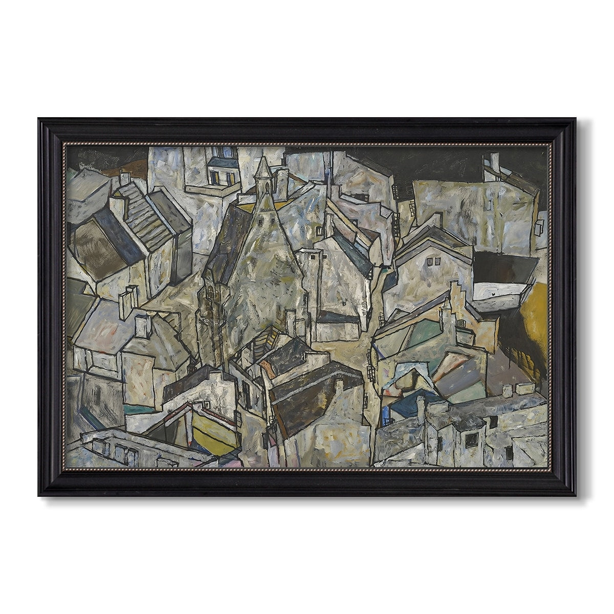 Modling Ii 1918 Egon Schiele Custom Framed Canvas