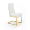 Modrest Batavia Modern White Dining Chair Set Of 2