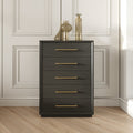 Modrest Manhattan Contemporary Grey And Gold Chest