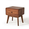 Modrest Marshall Mid Century Modern Walnut Nightstand