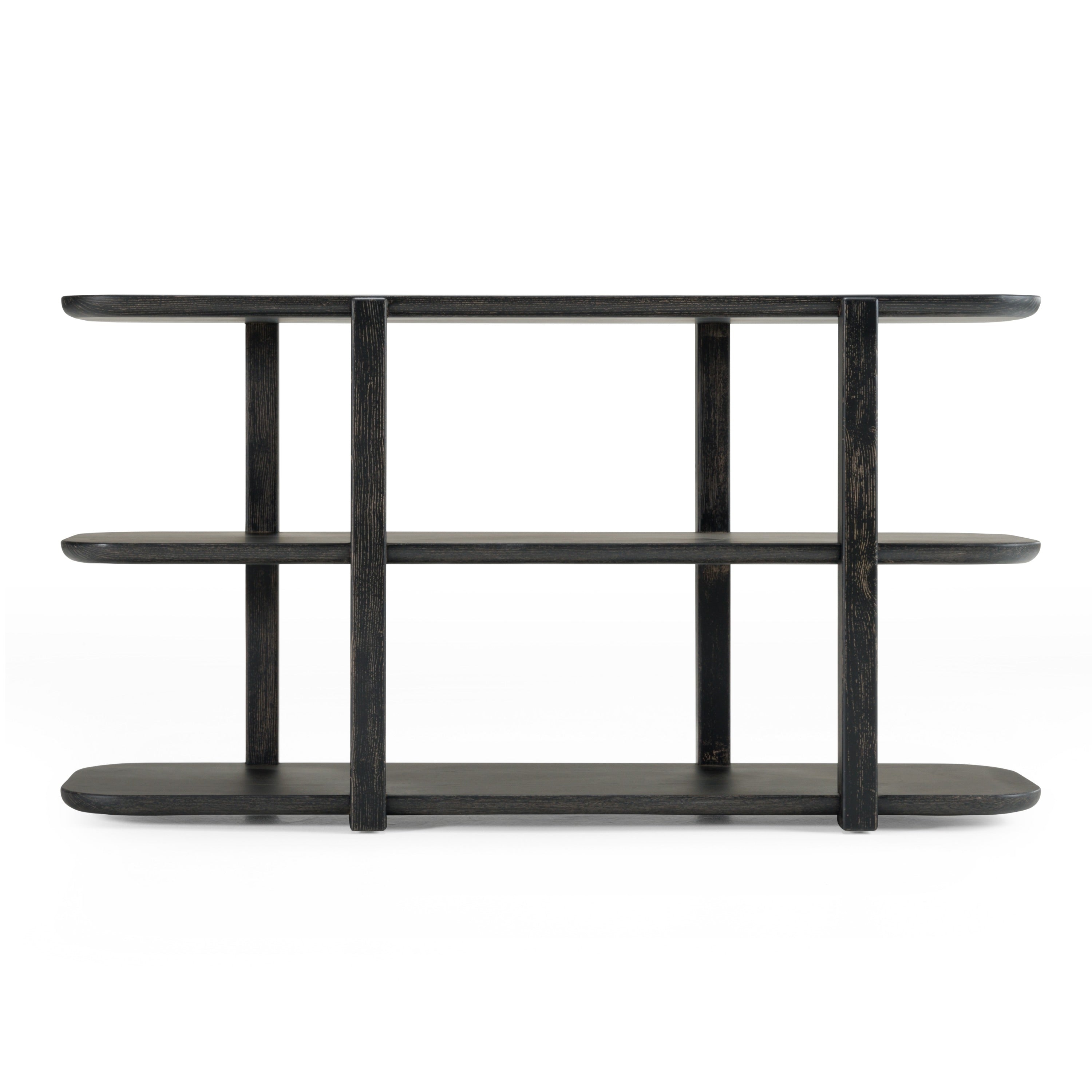 Modrest Noah Modern Dark Brown Bookshelf