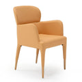Modrest Ogden Modern Orange Rosegold Dining Armchair