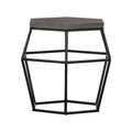 Modrest Tartan Modern Concrete Metal End Table