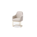 Modrest Tyler Modern Grey Gold Dining Chair