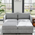 Modular Sectional Sofa 2 Seater Sofa Couch With Ottoman Living Room Lounge Sofa Loveseat With Storage