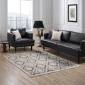 Kalinda Rustic Vintage Moroccan Trellis Area Rug 5 X 8