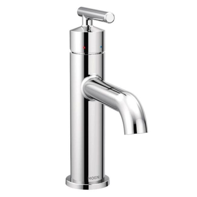 Moen 6145 Gibson 1.2 Gpm Single Hole Bathroom Sink Faucet With Pop Up Drain Assembly