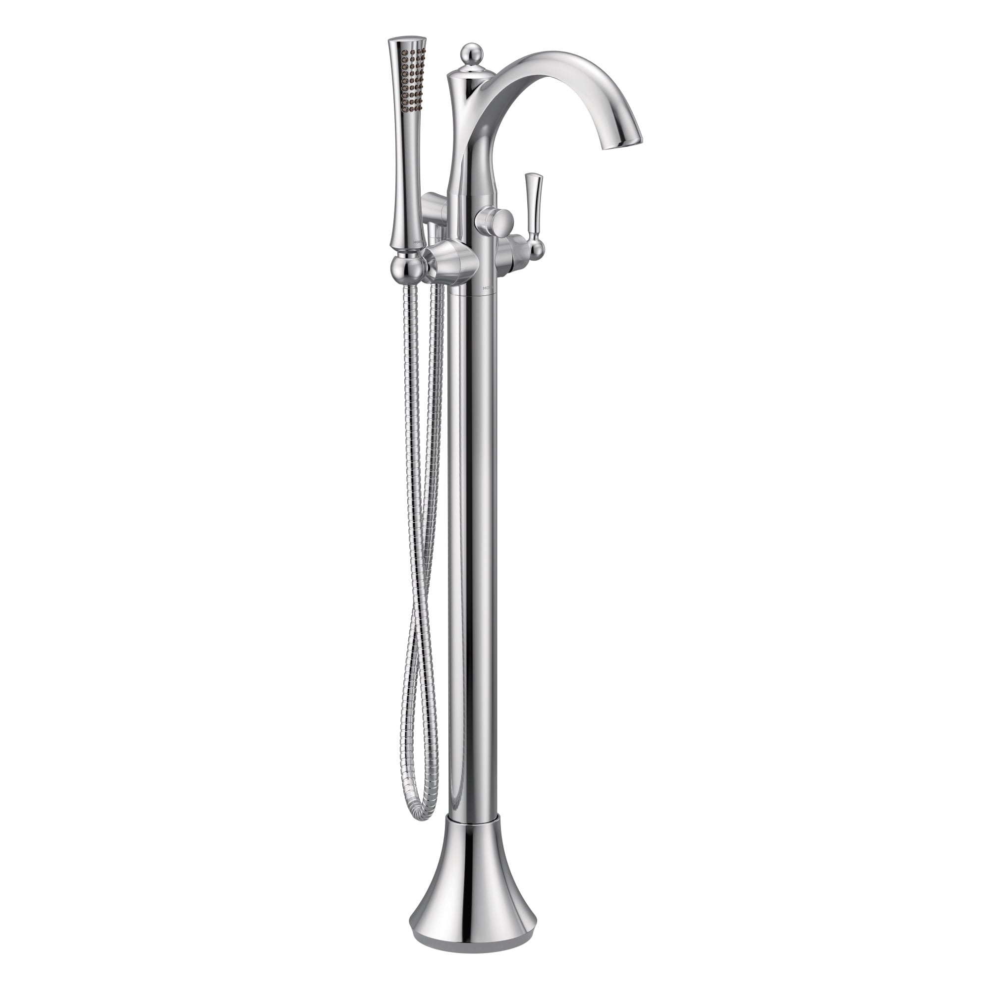 Moen 655 Wynford Floor Mounted Tub Filler With Built In Diverter Oil Rubbed Bronze