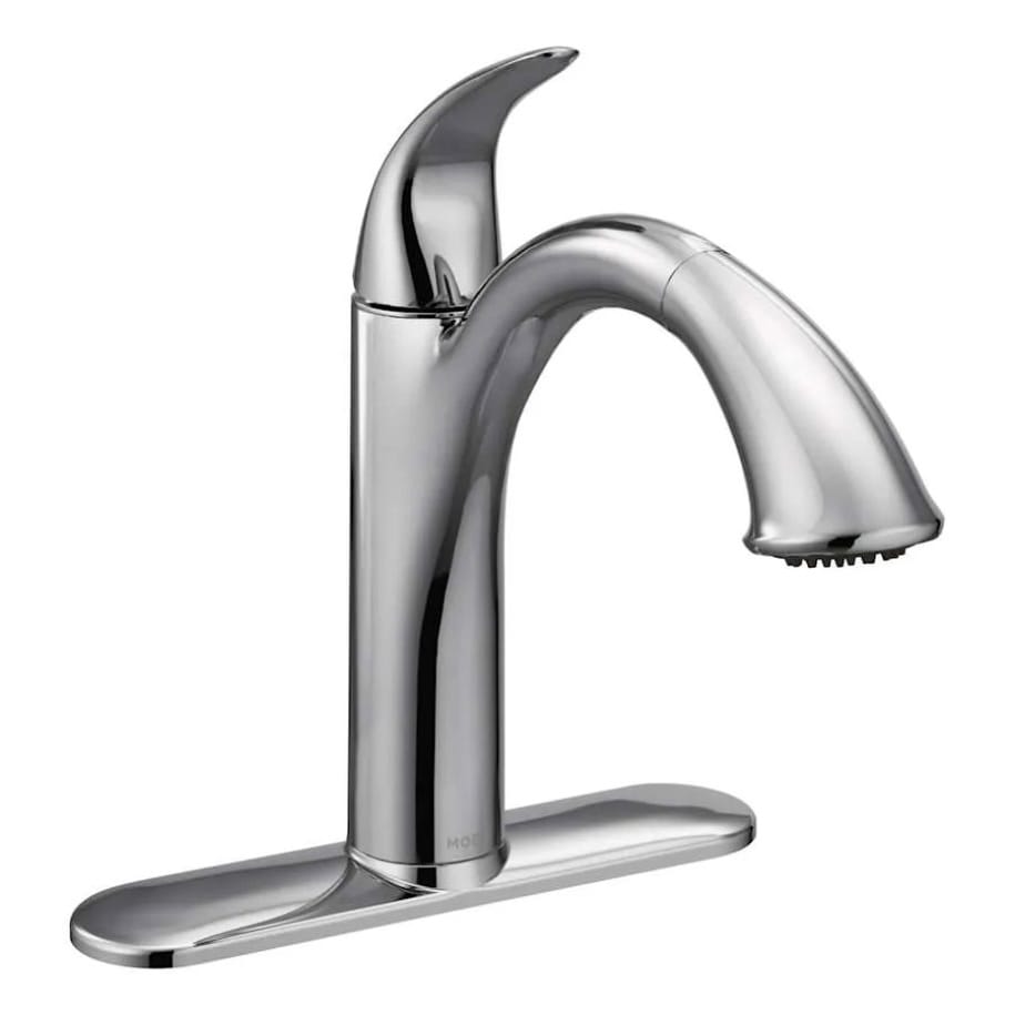 Moen 67545 Pullout Spray High Arc Kitchen Faucet From The Camerist Collection Chrome