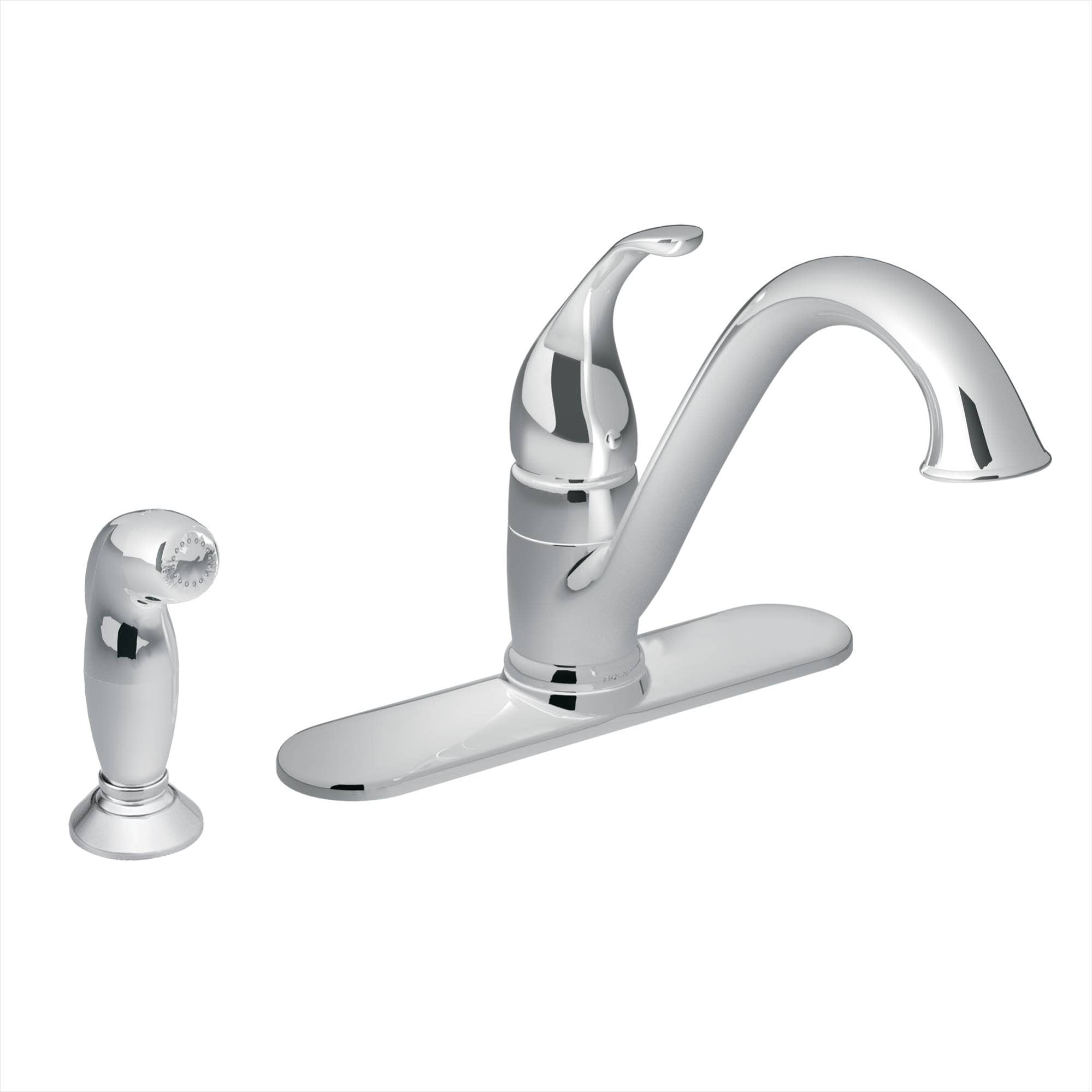 Moen 67840 High Arc Kitchen Faucet With Sidespray From The Camerist Collection Chrome