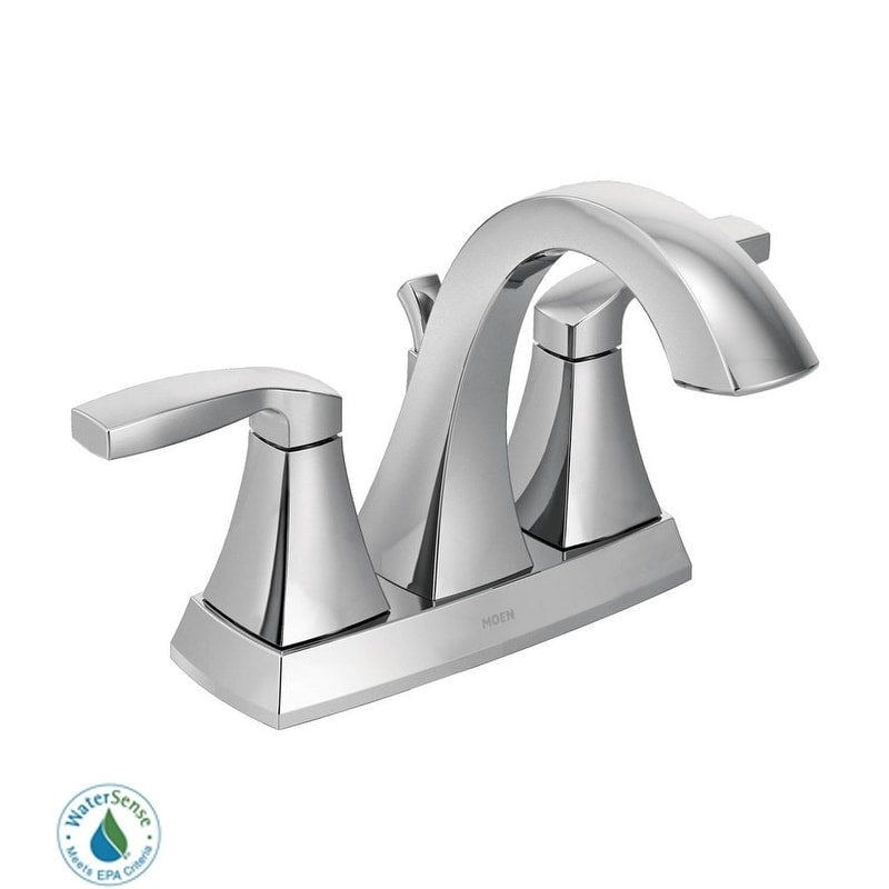 Moen 6901 Double Handle Centerset Bathroom Faucet From The Voss Collection Valve Included