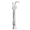 Moen 695 Voss Floor Mounted Tub Filler With Riser And Built In Diverter