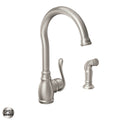 Moen 87650 Kitchen Faucet With Side Spray From The Anabelle Collection Spot Resist Stainless