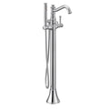 Moen 9025 Belfield Floor Mounted Tub Filler With Built In Diverter Chrome