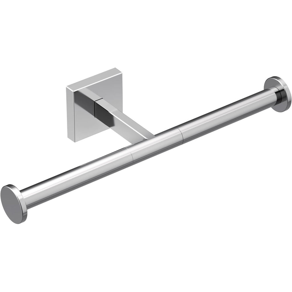 Moen Bp1888 Triva Wall Mounted Dual Post Euro Toilet Paper Holder Brushed Nickel