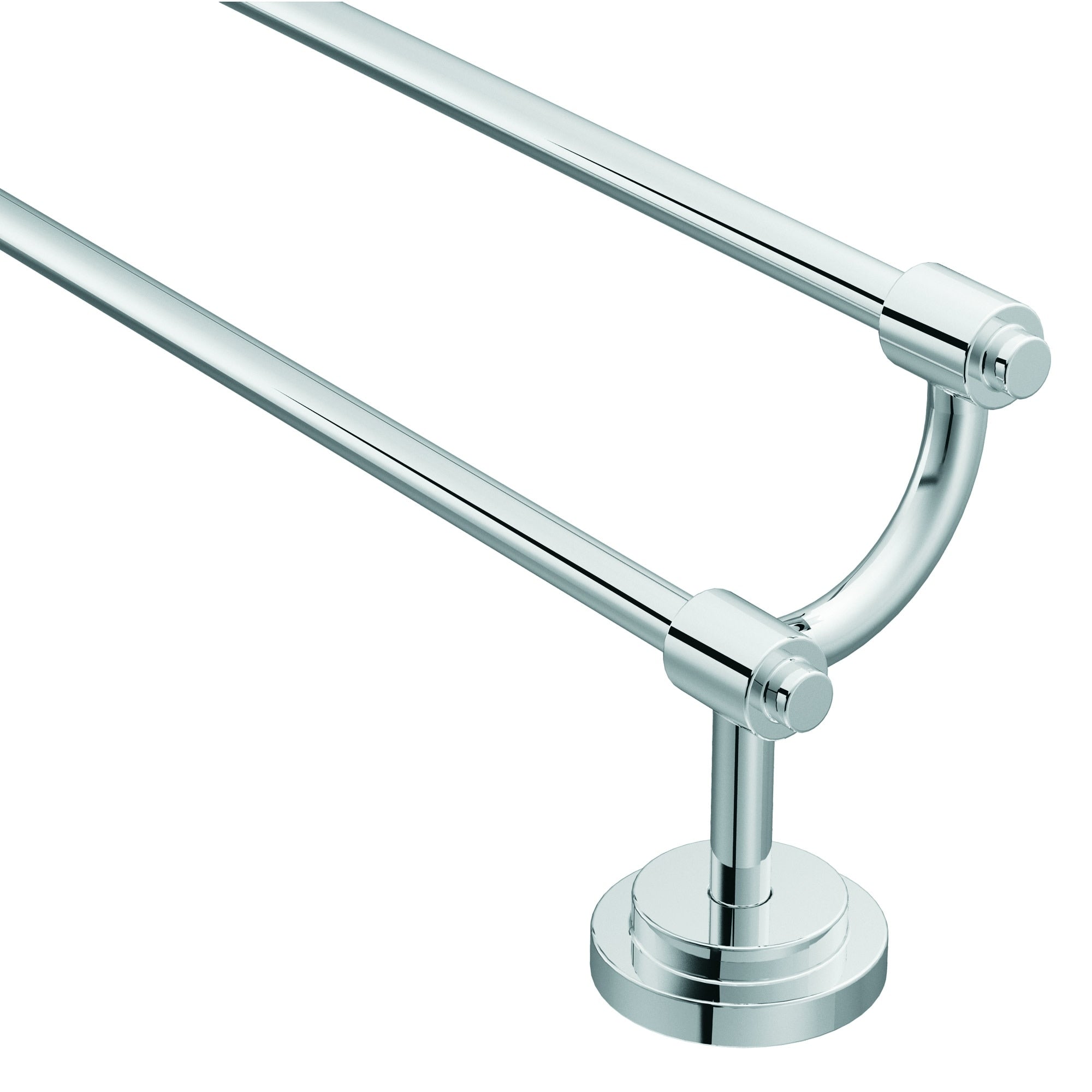 Moen Dn0722 24 Double Towel Bar From The Iso Collection