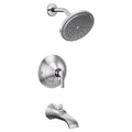 Moen Ts2203 Doux Tub And Shower Trim Package With 2.5 Gpm Single Function Shower Head Less Valve