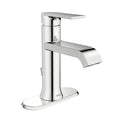 Moen Ws84760 Genta 1.2 Gpm Single Hole Bathroom Faucet With Pop Up Drain Assembly Chrome