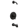 Moen T2903Nh Gibson Tub And Shower Trim Package With M Pact And Posi Temp Le Matte Black