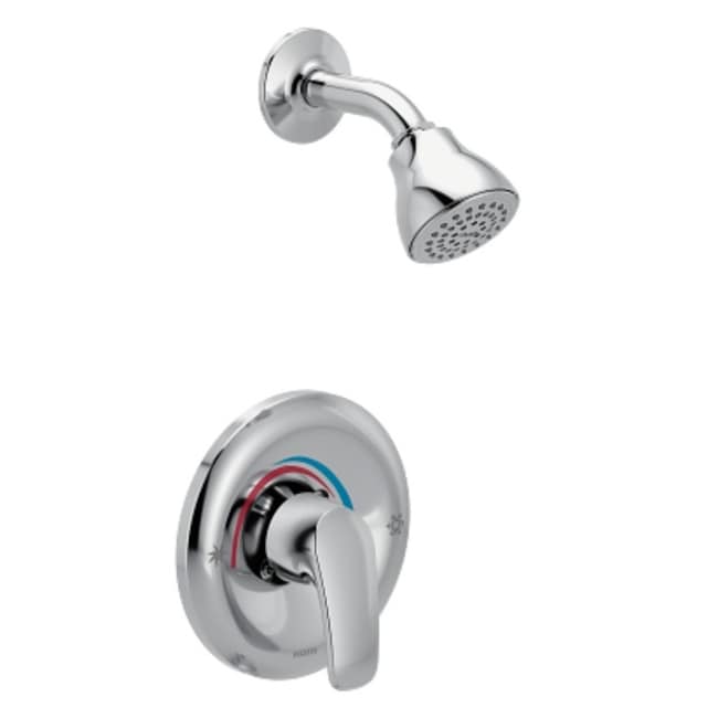 Moen L23552 Chateau Shower Only Trim Package With 2.5 Gpm Single Polished Chrome