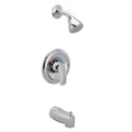 Moen L23553Ep Chateau Tub And Shower Trim Package With 1.75 Gpm Single Polished Chrome