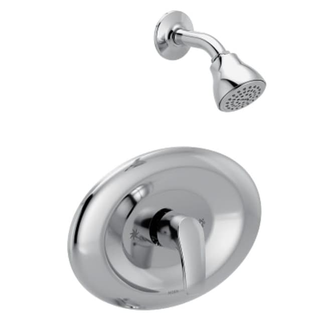 Moen L23568Ep Chateau Shower Only Trim Package With 1.75 Gpm Single Polished Chrome