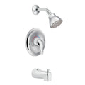 Moen L2363 Posi Temp Pressure Balanced Tub And Shower Trim With 2.5 Gpm Shower Head And Tub Spout From The Chateau Collection